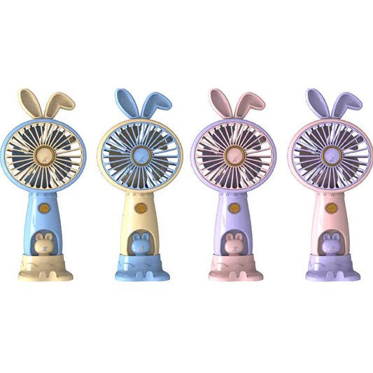 BUNNY EAR PORTABLE MINI FAN 4308-55 (4PC)