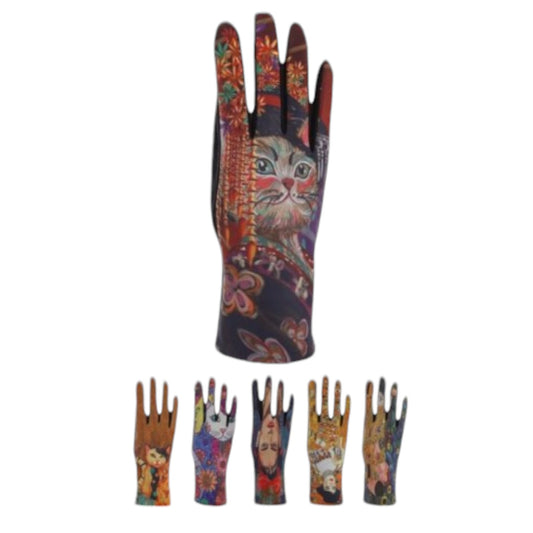 WOMEN'S SILKSCREEN TOUCH SCREEN GLOVES GL203(12PAIR)