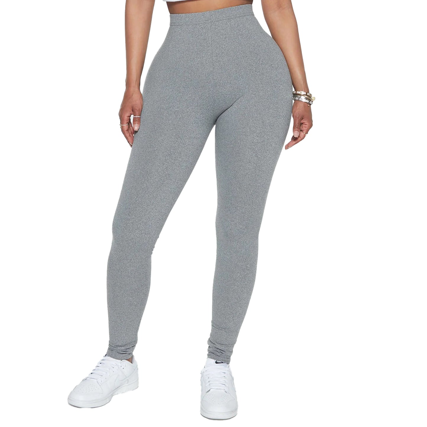 ELASTICIZED WAISTBAND MIX SIZE LEGGINGS LGR4 (4PC)