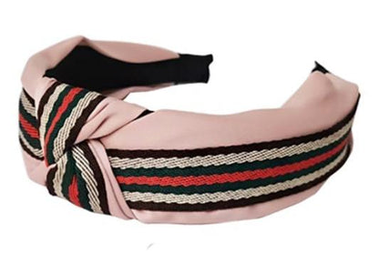 STRIPE PATTERN SIMPLE HEADBAND HB21018-12 (12PC)