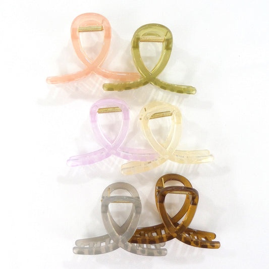 3.25 INCHES SMALL CURVE CLAW CLIP 3719-1 (12PC)