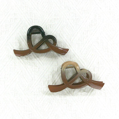 4.75 INCHES GRADIENT PRETZEL CLAW CLIP HC4305-2 (12PC)