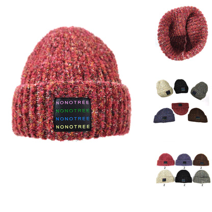 WOMEN'S KNITTED BEANIE HT3104-10 (7PC)