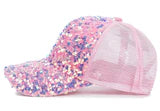 BASEBALL HAT WITH SEQUINS HA3801-2 (12PC)