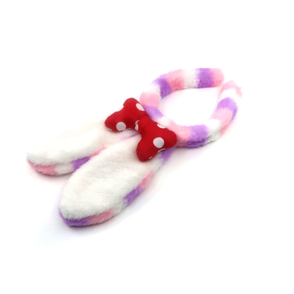 CUTE BUNNY RIBBON STRIPE HEADBAND HB3228-20 (12PC)