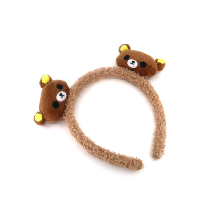 CUTE BEAR CARTOON TERRY TOWEL HEADBAND HB3228-34 (12PC)