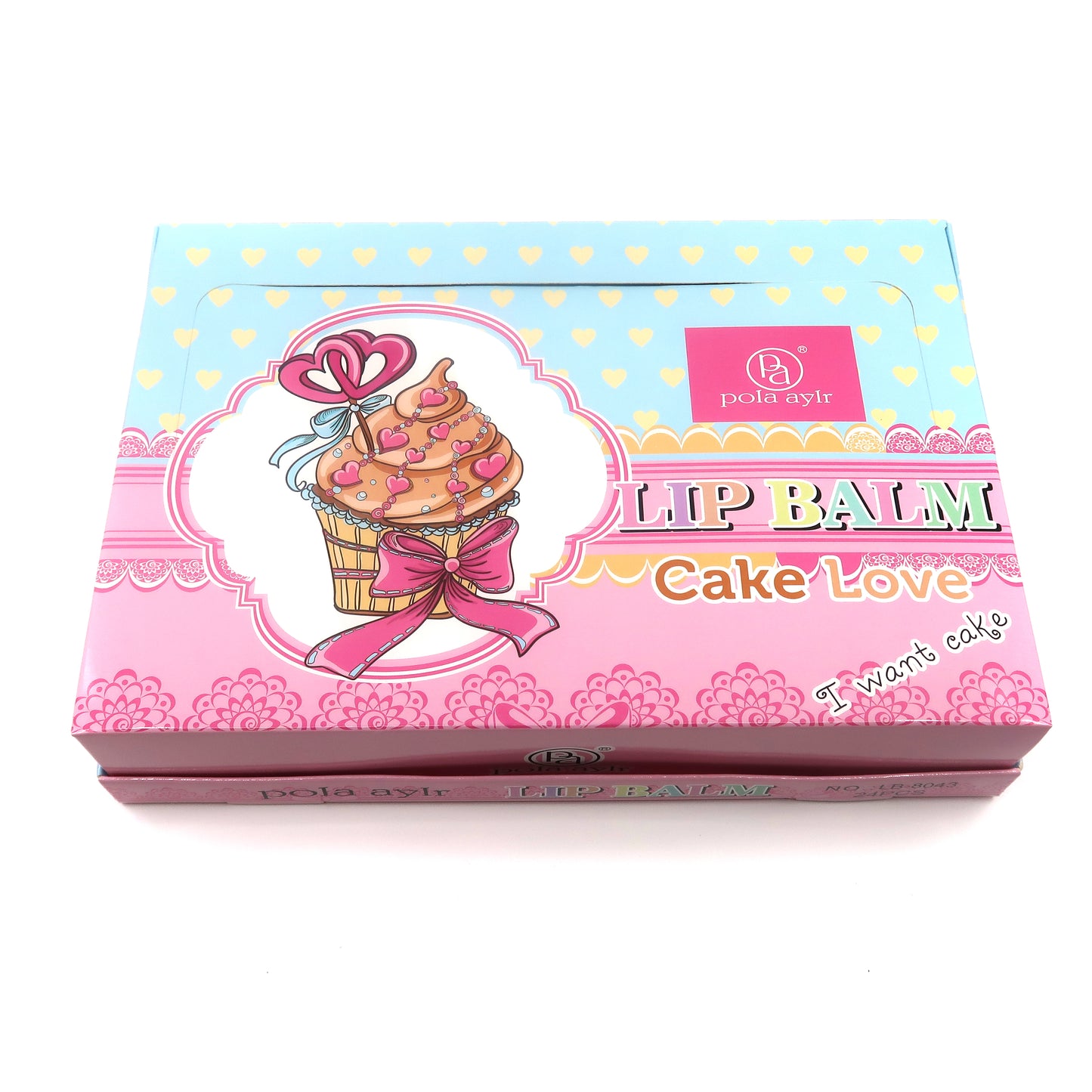 CUPCAKE LIP BALM LB8043 (24PC)