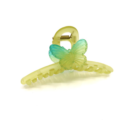 GREEN BUTTERFLY CLAW CLIP JC3315-59 (12PC)