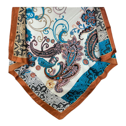 SATIN PAISLEY SCARVES ST4626-6 (12PC)