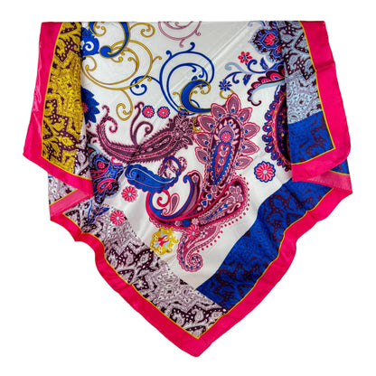 SATIN PAISLEY SCARVES ST4626-6 (12PC)