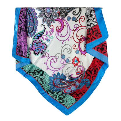 SATIN PAISLEY SCARVES ST4626-6 (12PC)