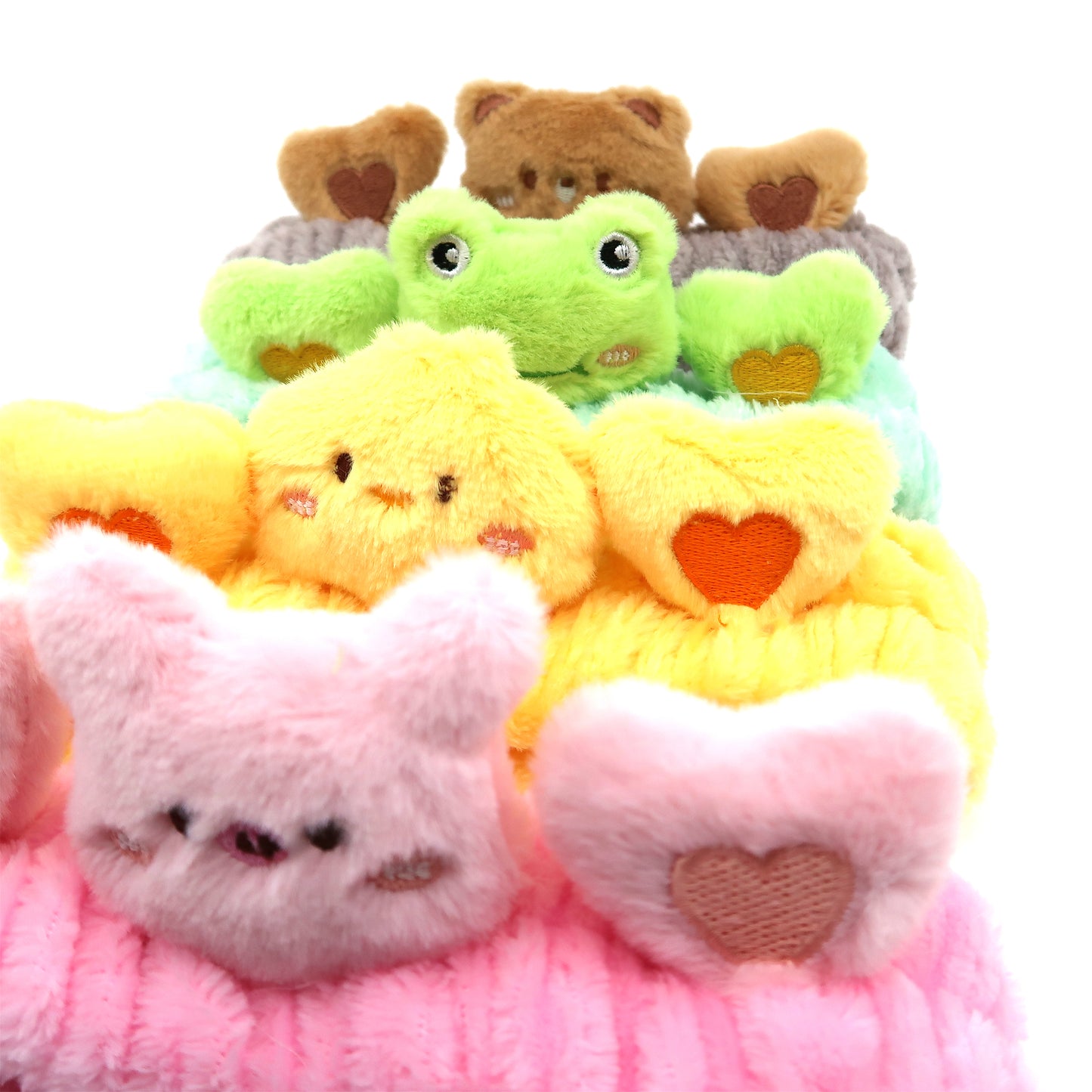 CUTE ANIMAL HEART SPA HEADWRAP HW0315-34 (12PC)