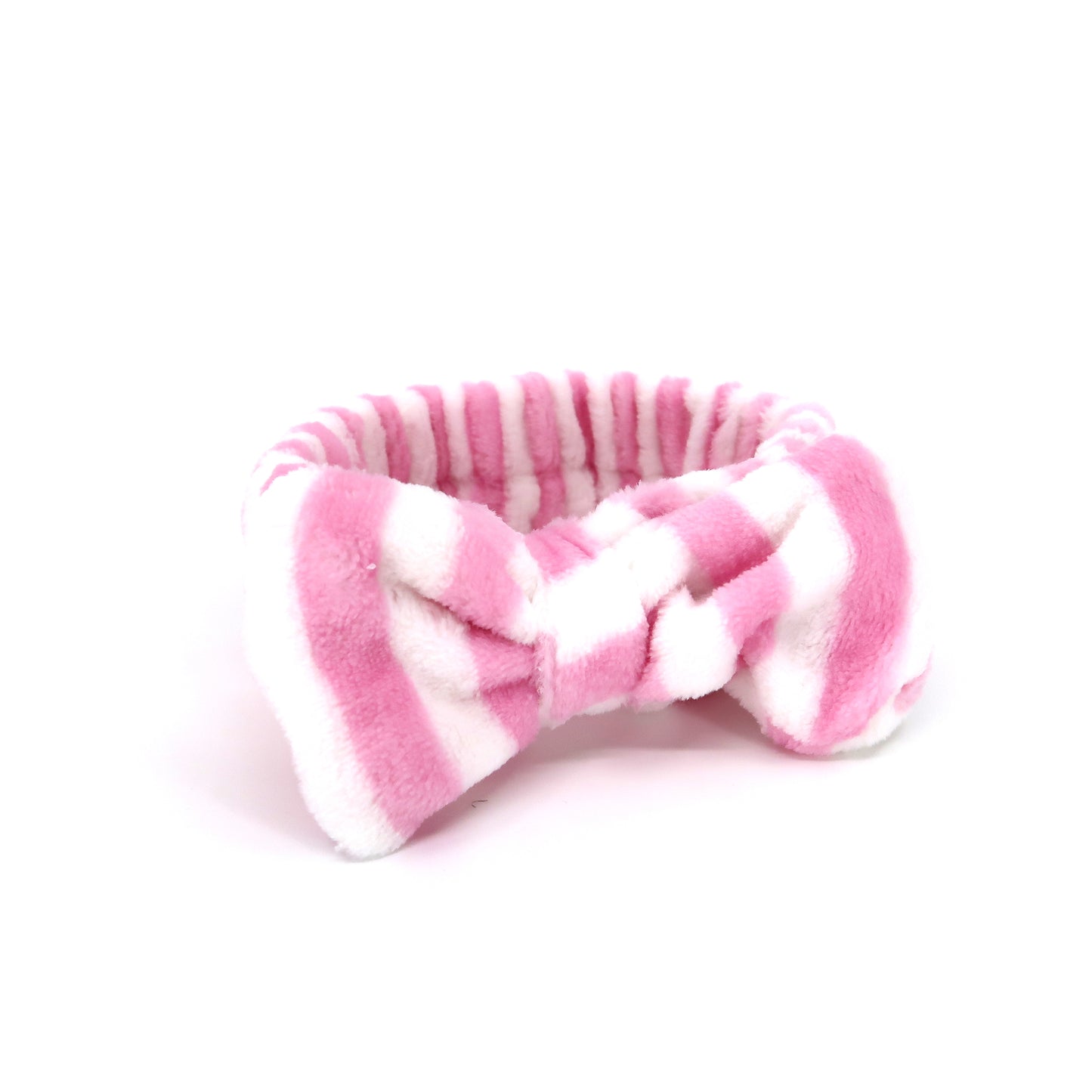 CUTE STRIPE PATTERN RIBBON SPA HEADWRAP HW0315-20 (12PC)