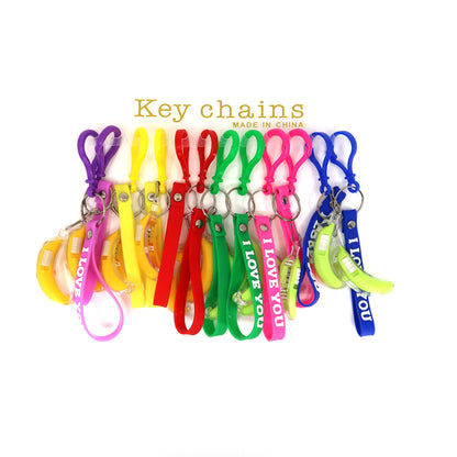 BANANA LED LIGHT KEY CHAIN KC107-1 (12PC)