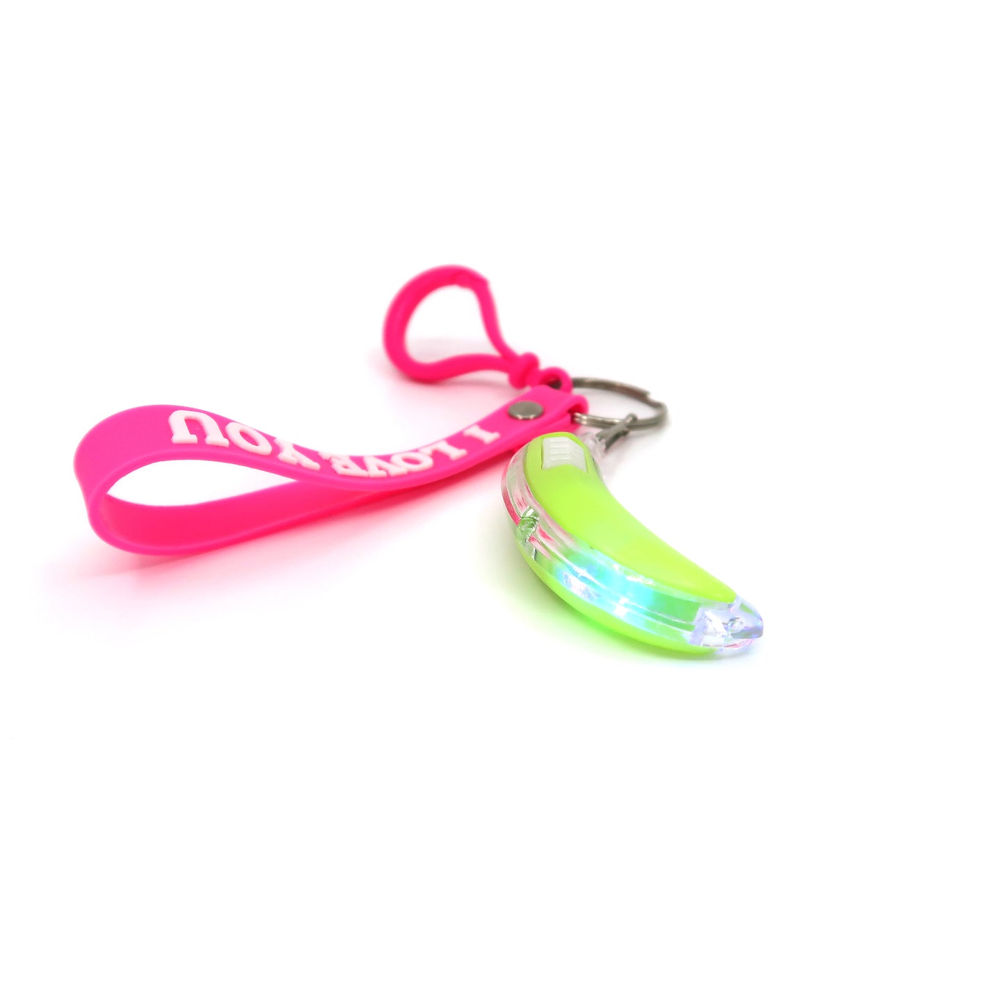 BANANA LED LIGHT KEY CHAIN KC107-1 (12PC)