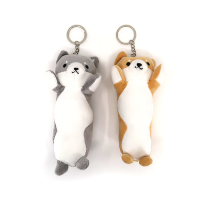 SHIBA DOG PLUSH KEY CHAIN TY23202-7 (12PC)