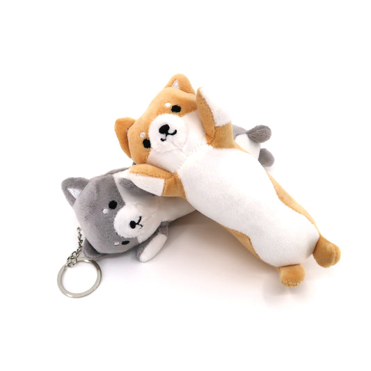 SHIBA DOG PLUSH KEY CHAIN TY23202-7 (12PC)