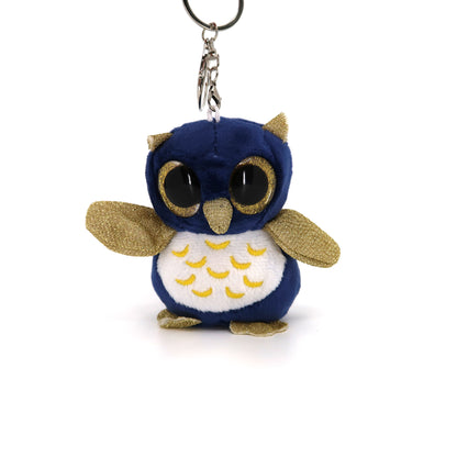 OWL PLUSH KEY CHAIN TY612-2 (12PC)