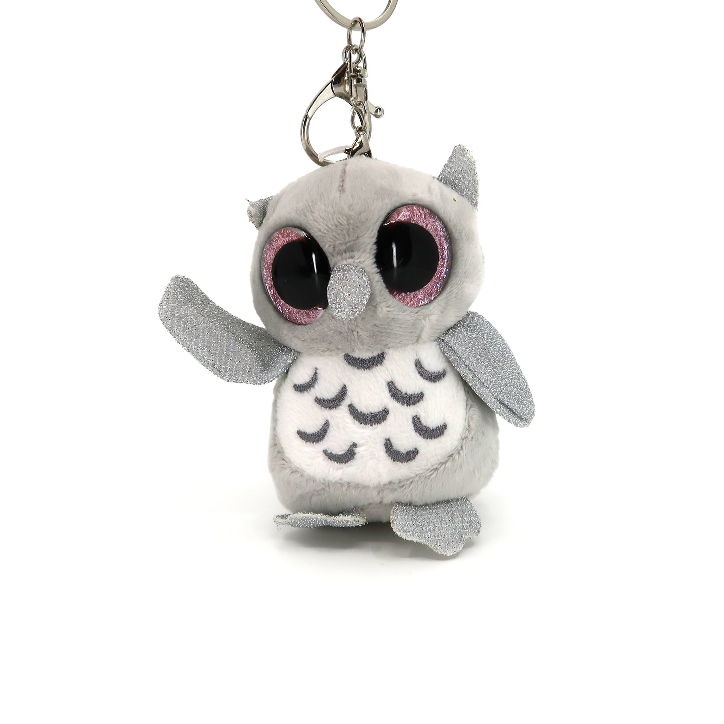 OWL PLUSH KEY CHAIN TY612-2 (12PC)