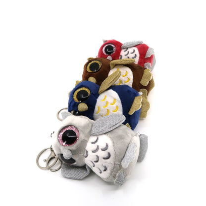 OWL PLUSH KEY CHAIN TY612-2 (12PC)