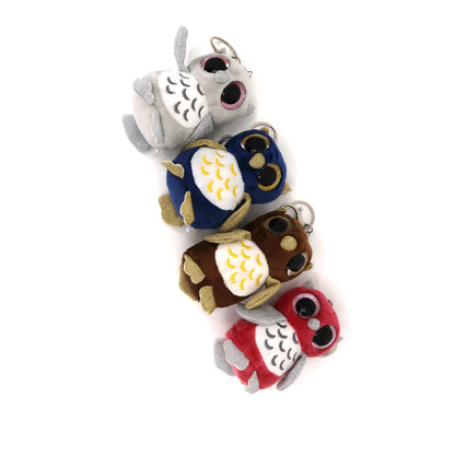 OWL PLUSH KEY CHAIN TY612-2 (12PC)