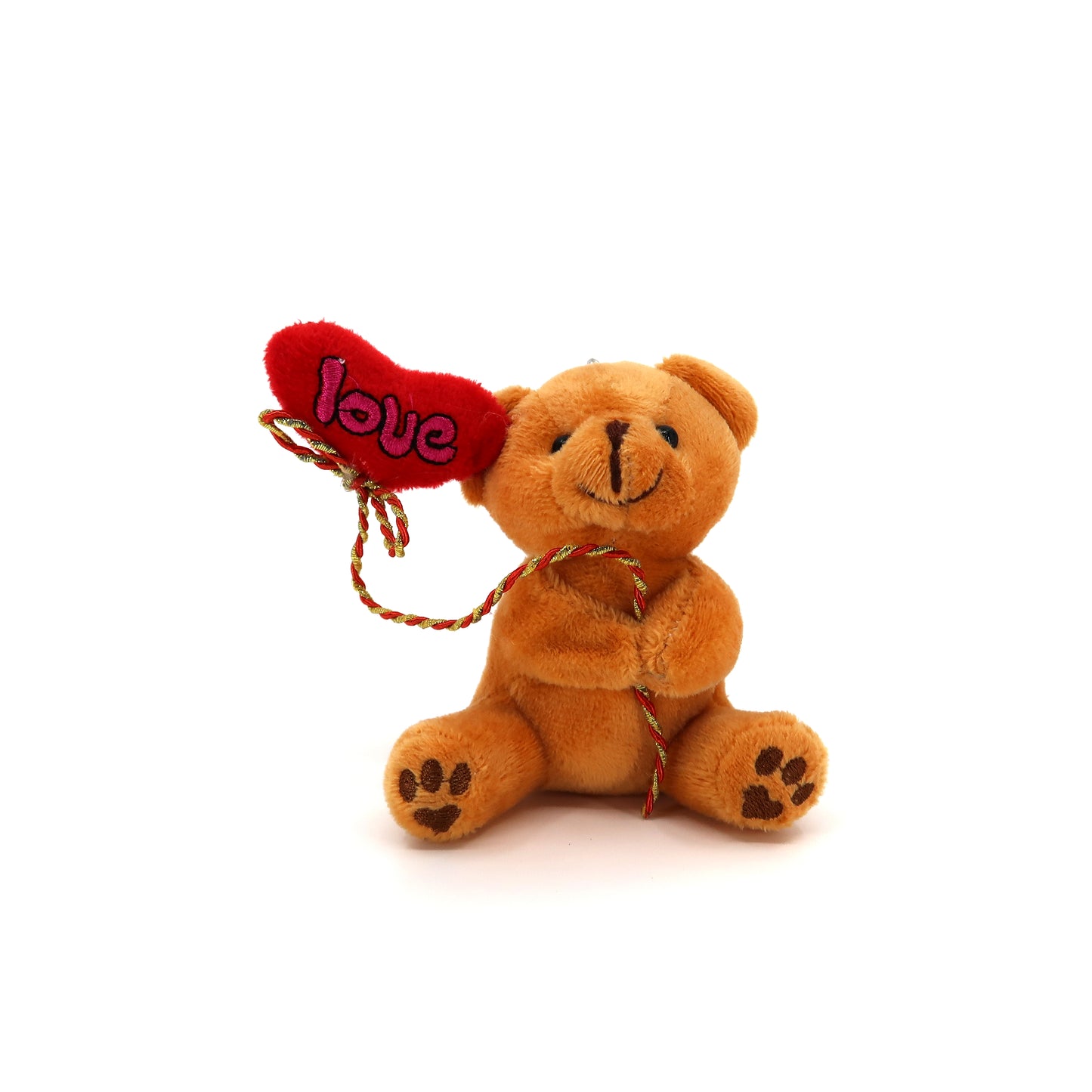 LOVE BEAR PLUSH KEY CHAIN TY1129-17 (12PC)