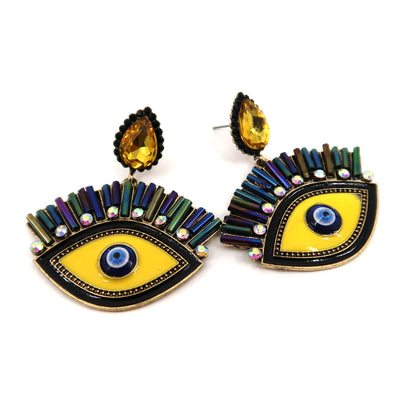 EVIL EYE EARRING 904-27 (12PC)