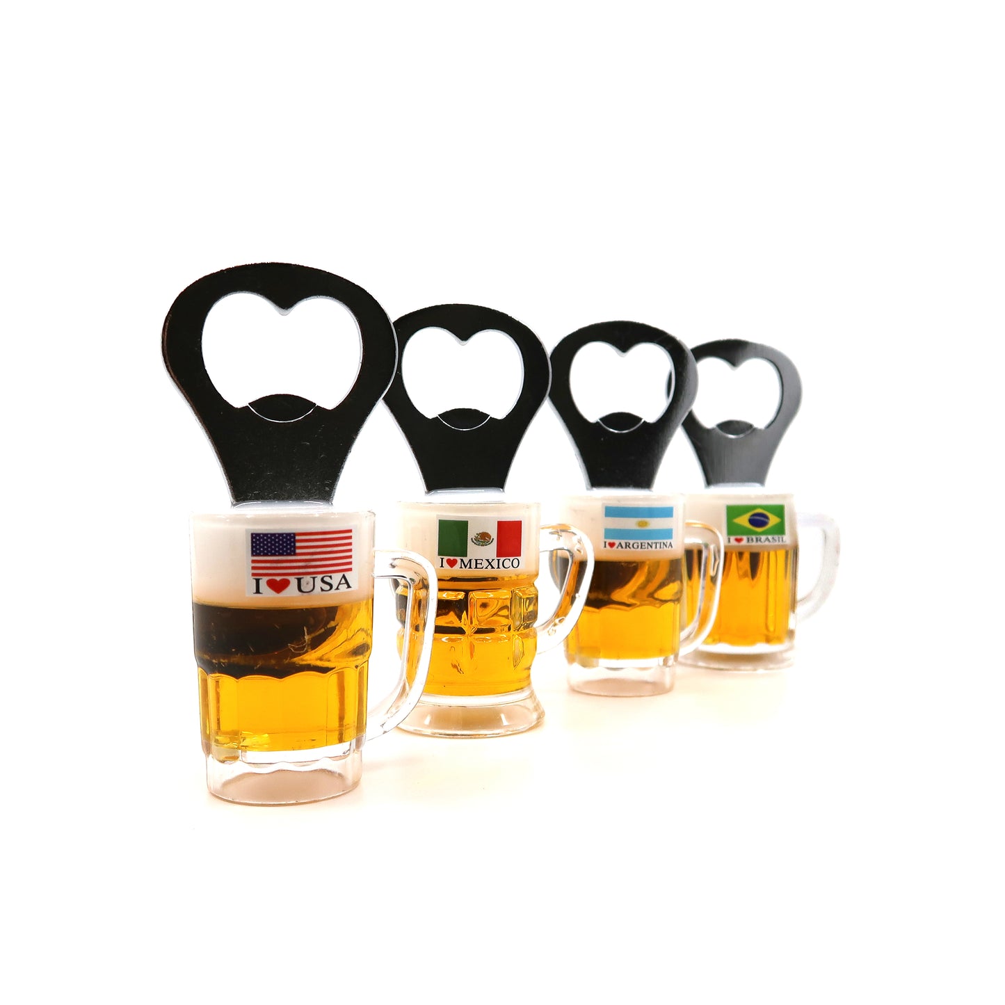 BEER FLAG MINIATURE BOTTLE OPENER 723-1 (12PC)