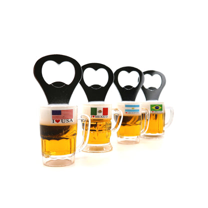 BEER FLAG MINIATURE BOTTLE OPENER 723-1 (12PC)