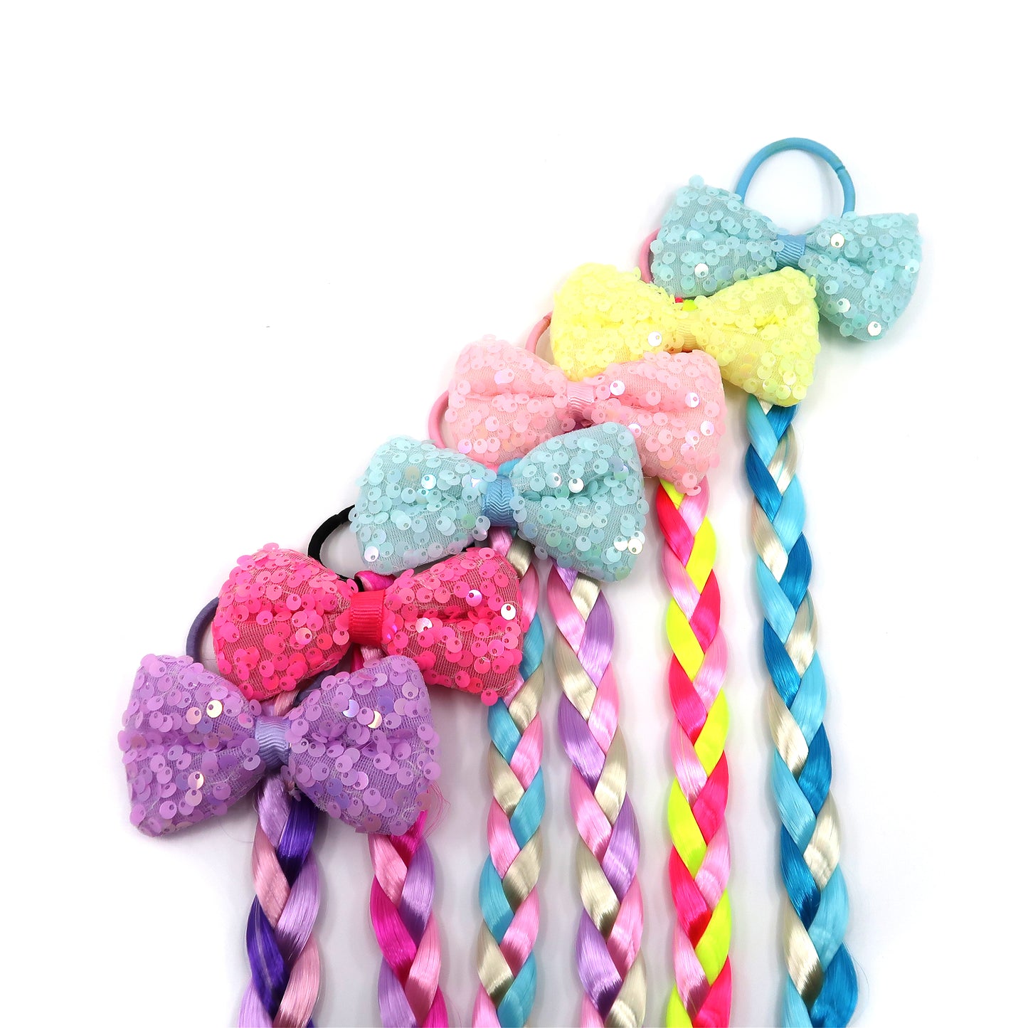 WIG BRAID RIBBON HAIR DECORATION 21015-49 (12PC)