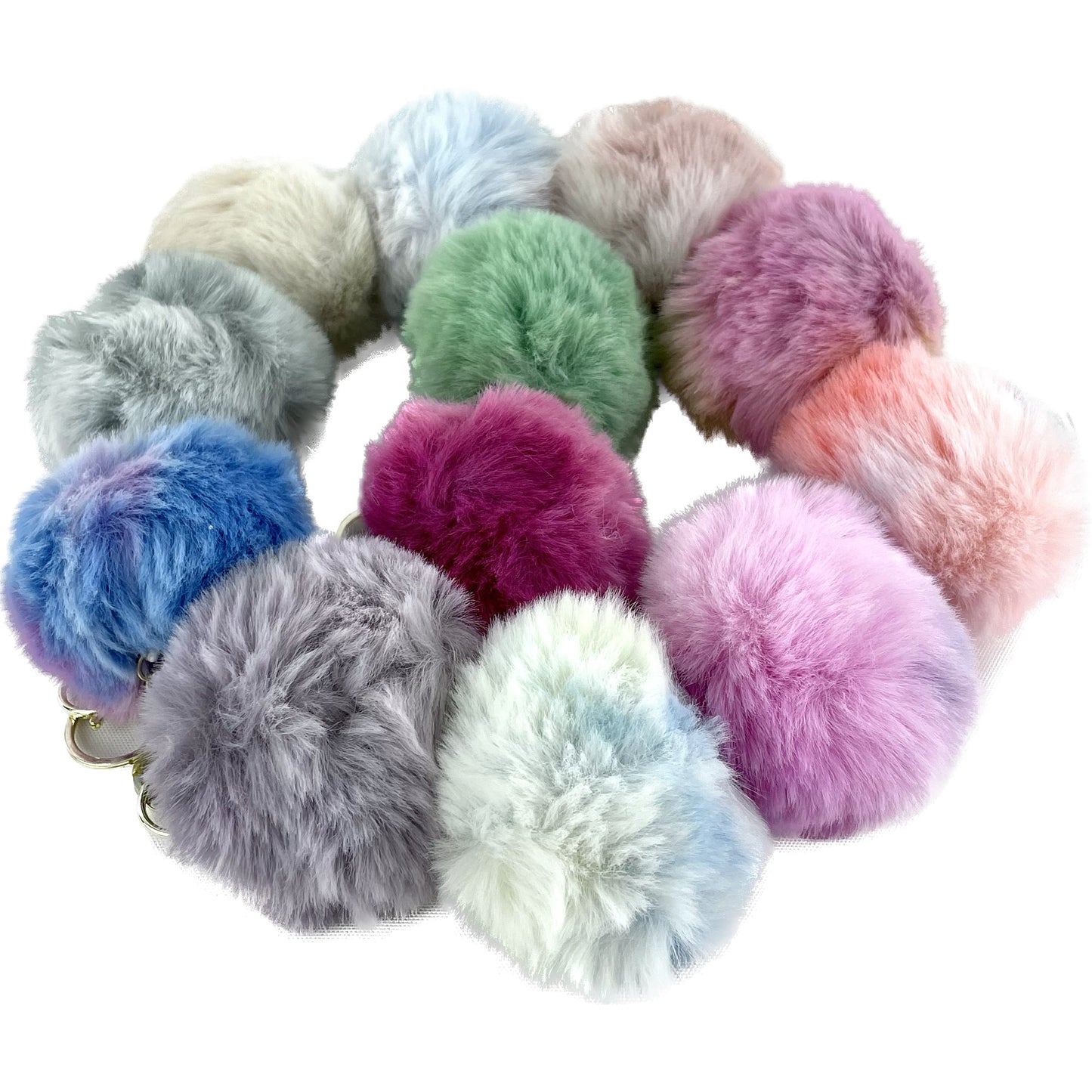 POM POM KEY CHAIN KC0428-1 (12PC)