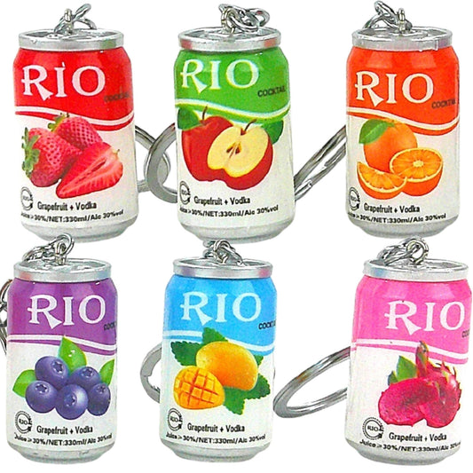 RIO FRUITS SODA CAN KEY CHAIN KC1013-20 (12PC)