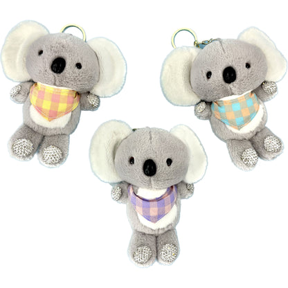 RHINESTONE BANDANA KOALA KEY CHAIN KC2108-39 (12PC)