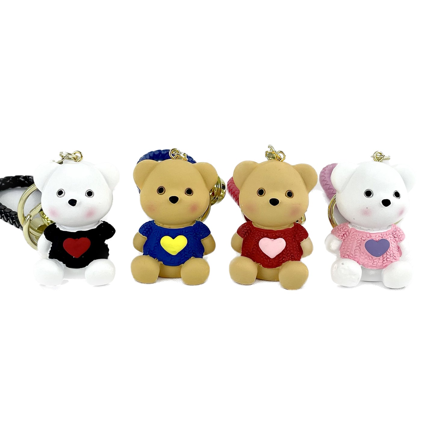 CUTE SWEATER BEAR WRIST BAND KEY CHAIN KC3511-82 (12PC)