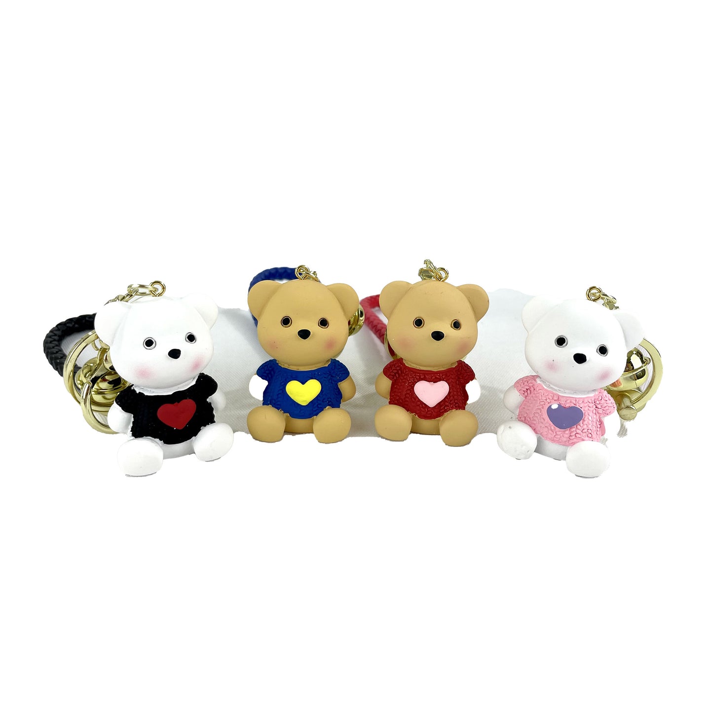 CUTE SWEATER BEAR WRIST BAND KEY CHAIN KC3511-82 (12PC)