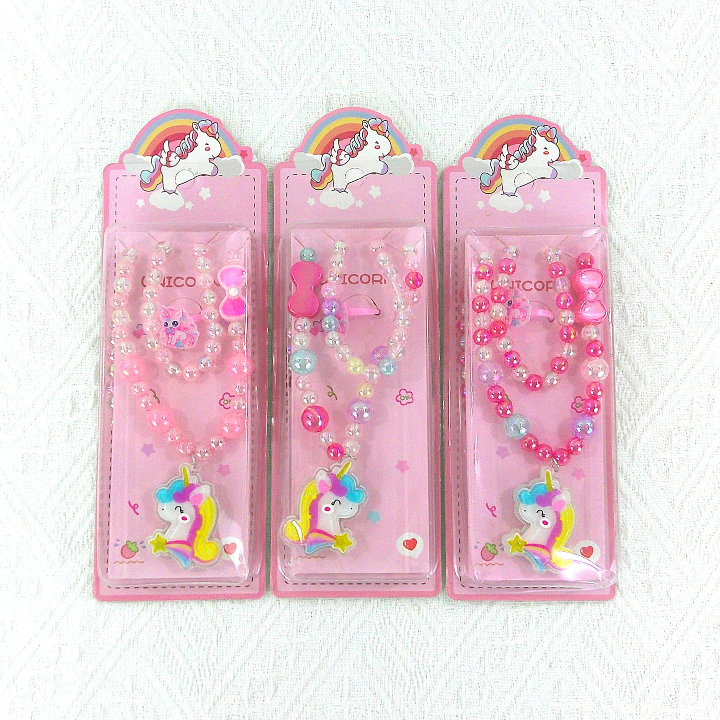 KIDS BEADS CHARM LIGHT UP JEWELRY 3 SET 4315-5 (12PC)