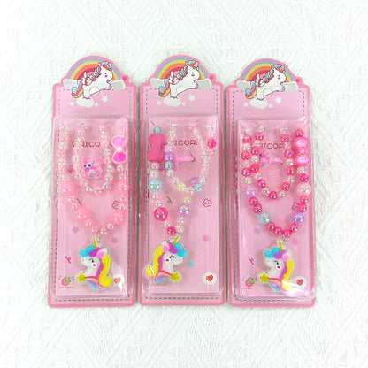 KIDS BEADS CHARM LIGHT UP JEWELRY 3 SET 4315-5 (12PC)