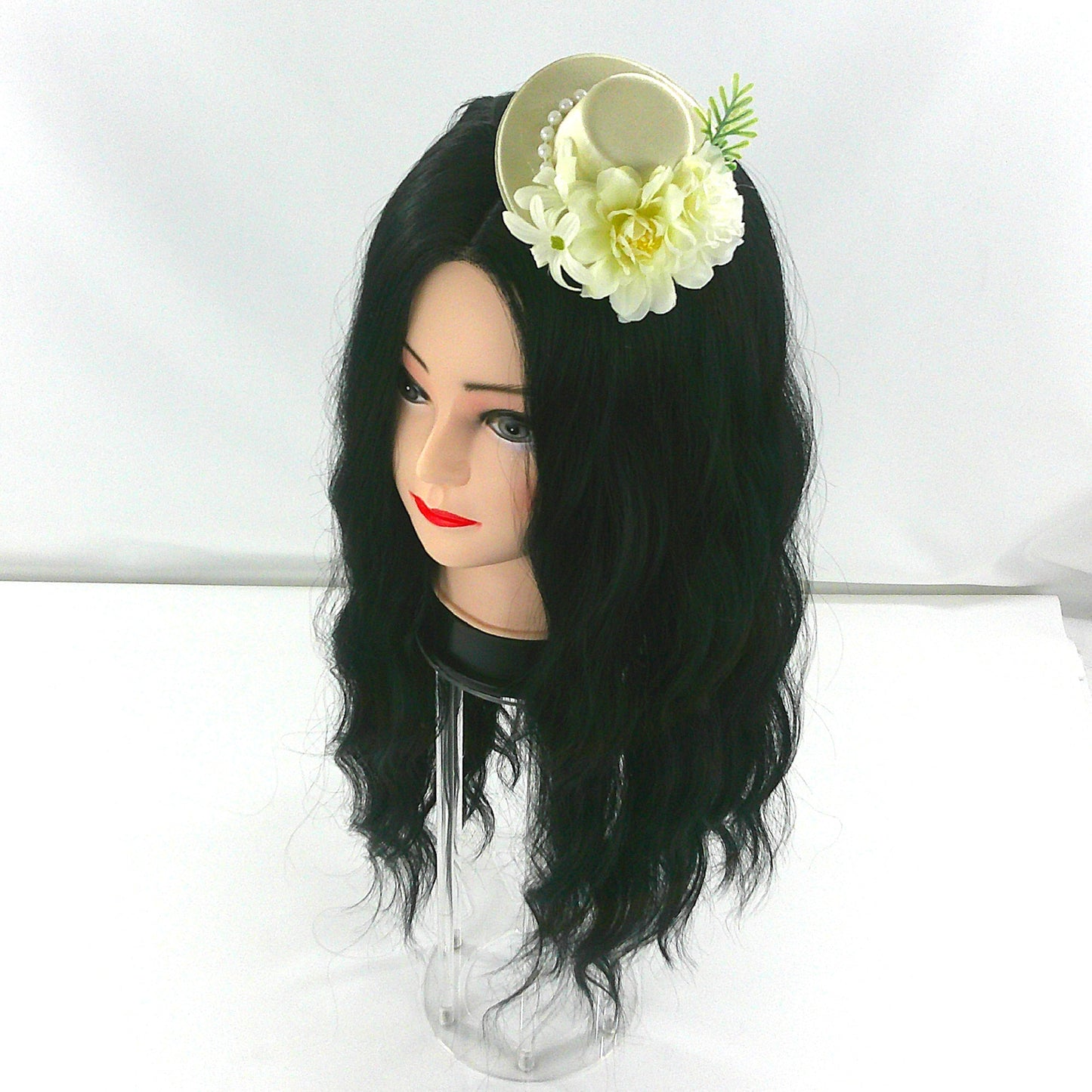 KIDS FLOWER HAT HAIR DECO CLIP & BROOCH 608