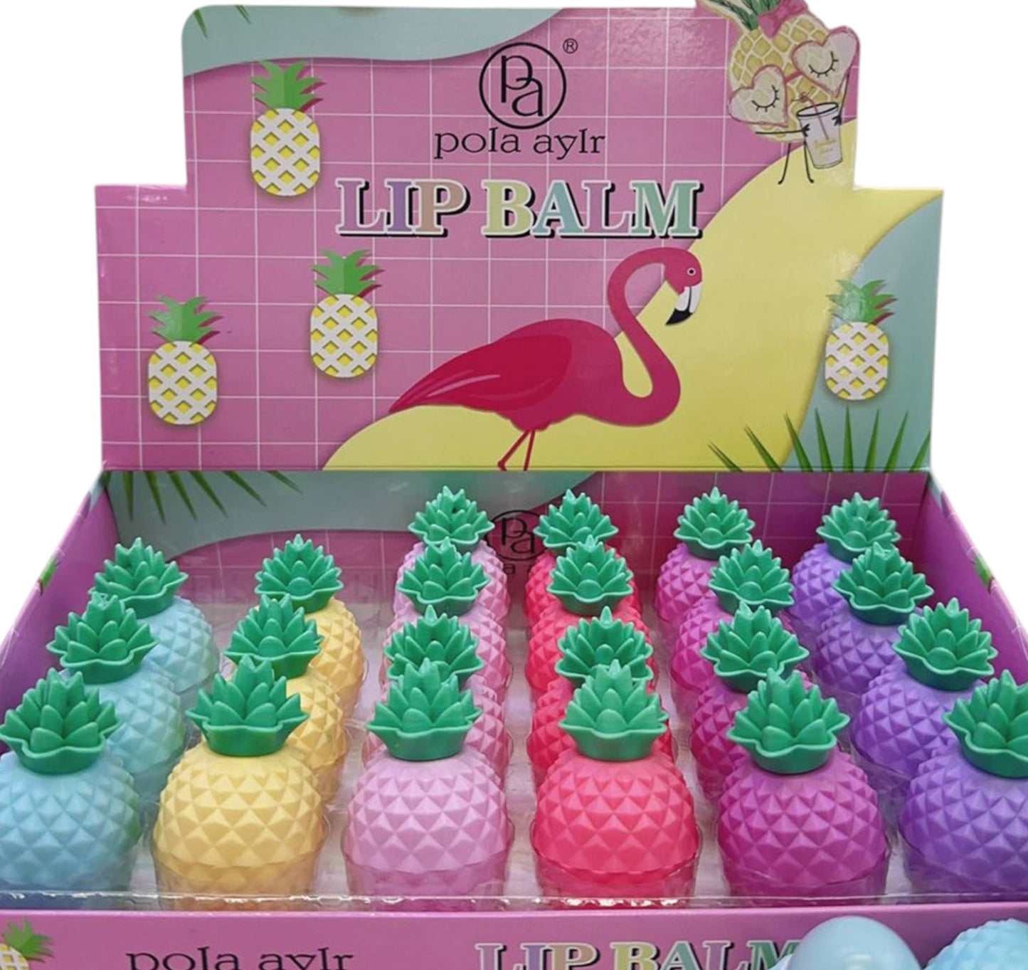 PINEAPPLE LIP BALM LB4319-1 (24PC)