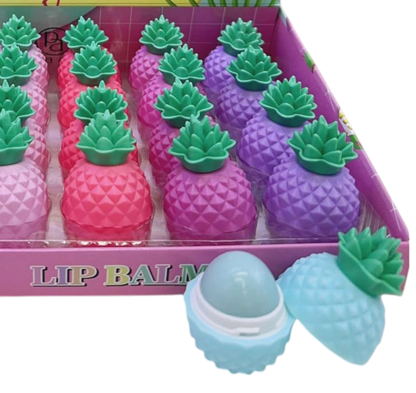 PINEAPPLE LIP BALM LB4319-1 (24PC)