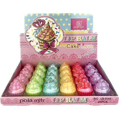 CUPCAKE LIP BALM LB8043 (24PC)