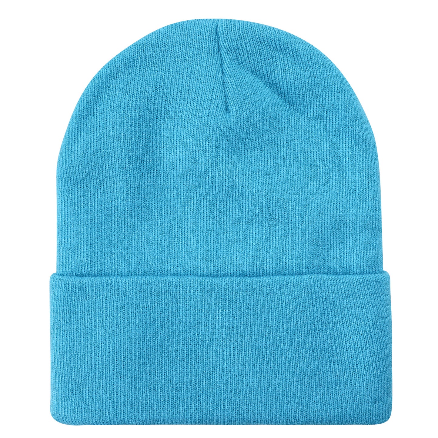 SOLID COLOR PLAIN LONG BEANIE BP100 (12PC)