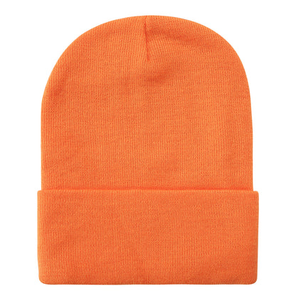 SOLID COLOR PLAIN LONG BEANIE BP100 (12PC)