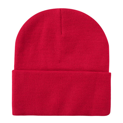 SOLID COLOR PLAIN LONG BEANIE BP100 (12PC)