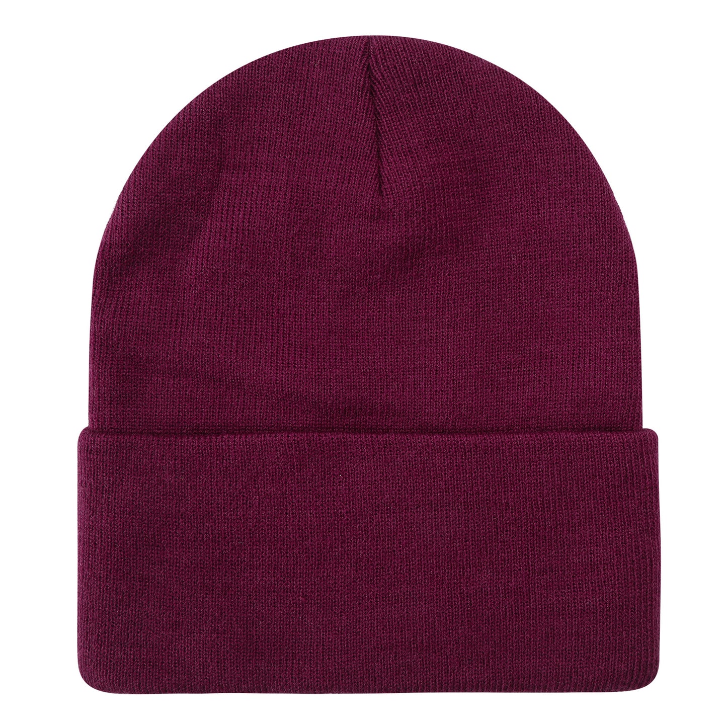 SOLID COLOR PLAIN LONG BEANIE BP100 (12PC)