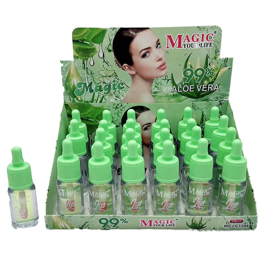 MAGIC YOUR LIFE 99% ALOE VERA LIP GLOSS LC1249 (24PC)