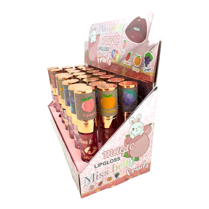 MISS BETTY MAGIC FRUITS LIP GLOSS LC2332 (24PC)