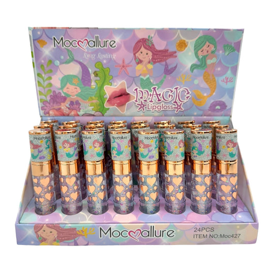 MOC ALLURE MERMAID LIP GLOSS LC4401-11 (24PC)