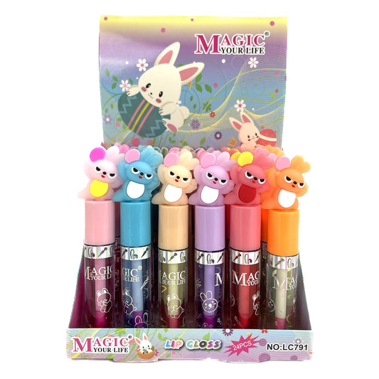 FUNNY RABBIT LIP GLOSS LC791 (24PC)