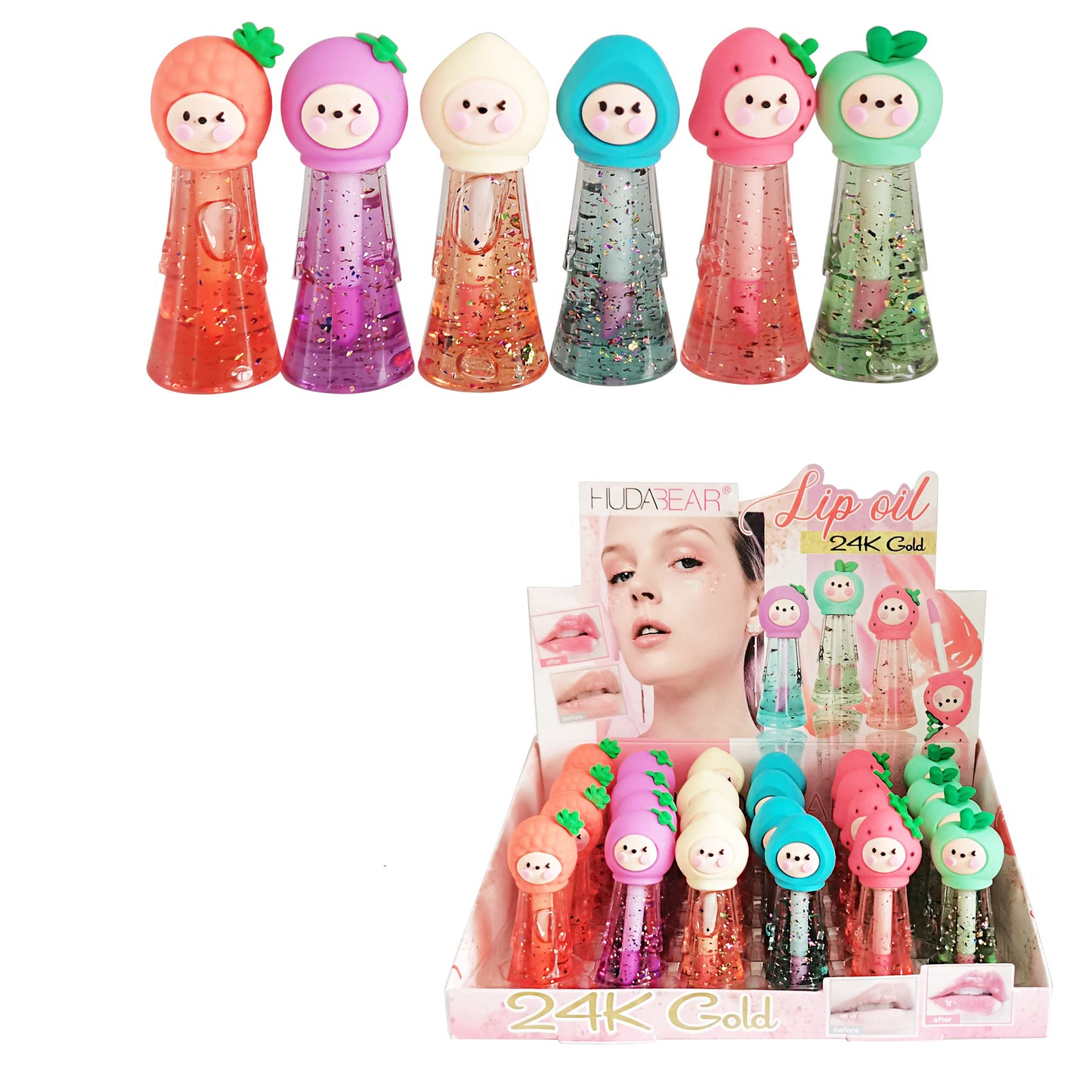 FRUIT FACE LIP OIL M021 (24PC)